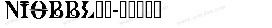 NIOBBL__字体转换