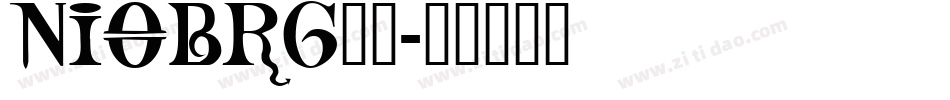 NIOBRG__字体转换