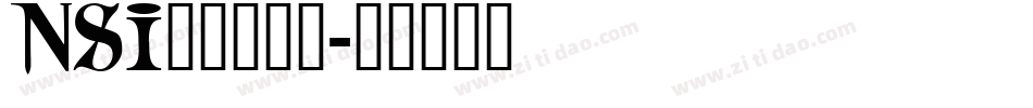 NSI_____字体转换