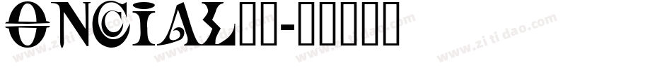 ONCIAL__字体转换