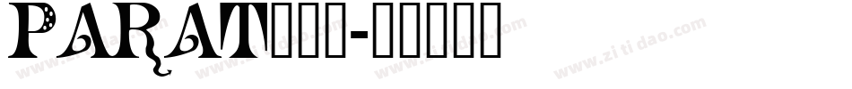 PARAT___字体转换