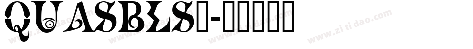 QUASBLS_字体转换