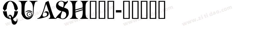 QUASH___字体转换