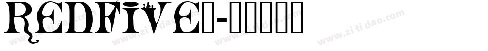 REDFIVE_字体转换