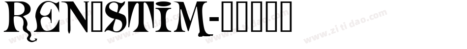 REN_STIM字体转换