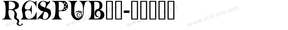 RESPUB__字体转换