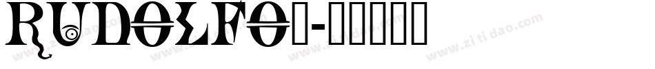RUDOLFO_字体转换