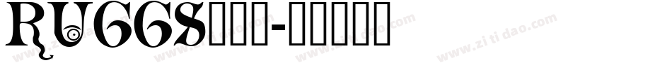 RUGGS___字体转换