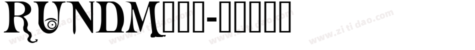 RUNDM___字体转换