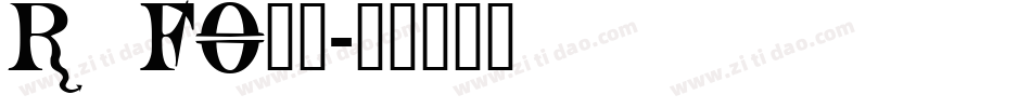 RxFO__字体转换