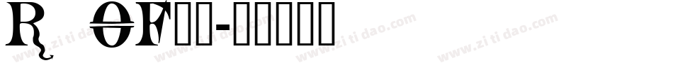 RxOF__字体转换