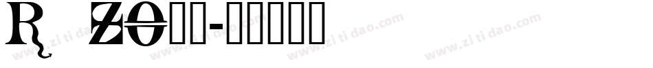 RxZO__字体转换