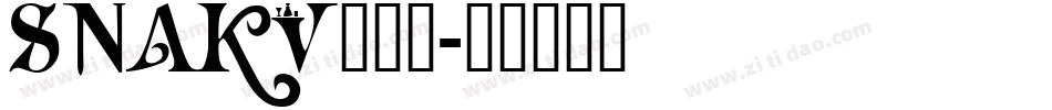 SNAKV___字体转换