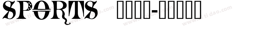 SPORTS1_转换器字体转换