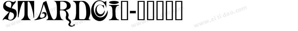 STARDCI_字体转换