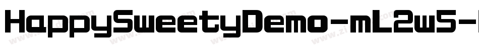HappySweetyDemo-mL2w5字体转换 HappySweetyDemo-mL2w5字体转换
