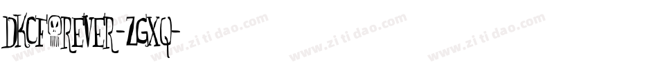 DkcForever-ZGXq字体转换