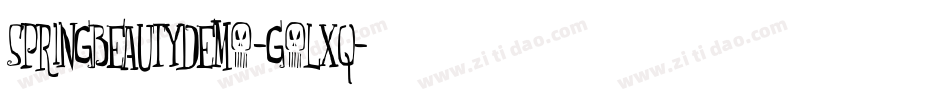 SpringBeautyDemo-GOlXq字体转换 SpringBeautyDemo-GOlXq字体转换