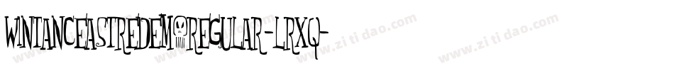 WintanceastreDemoRegular-lrXq字体转换