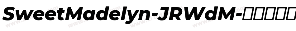 SweetMadelyn-JRWdM字体转换