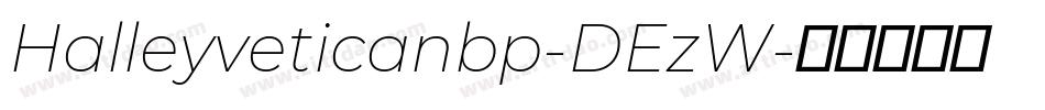 Halleyveticanbp-DEzW字体转换