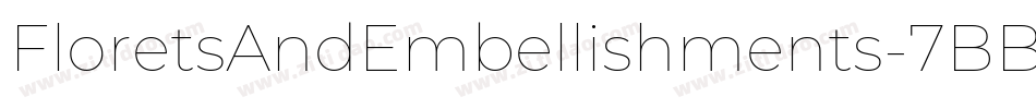 FloretsAndEmbellishments-7BB6D字体转换