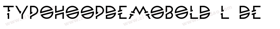 TypoHoopDemoBold-L1dE字体转换