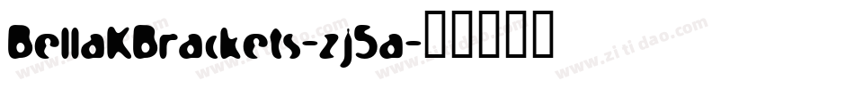 BellaKBrackets-zj5a字体转换