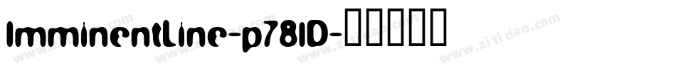 ImminentLine-p78lD字体转换