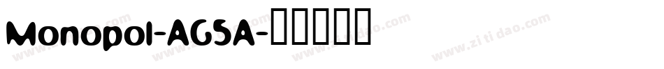 Monopol-AG5A字体转换