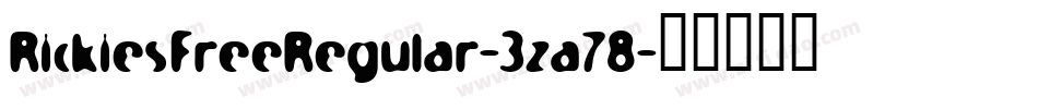 RickiesFreeRegular-3za78字体转换