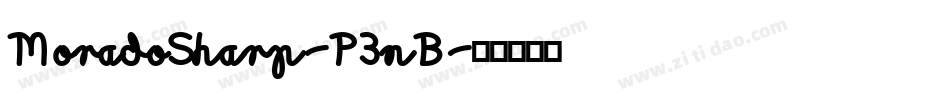 MoradoSharp-P3nB字体转换