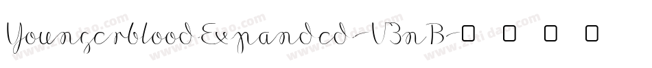 YoungerbloodExpanded-V3nB字体转换