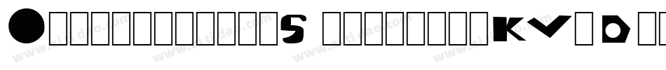 CheapsignageStandard-KV1D字体转换
