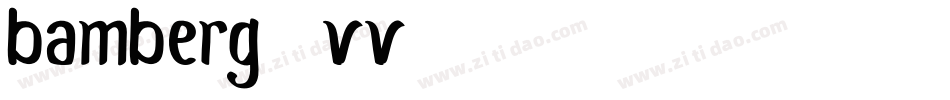 Bamberg-vv74字体转换