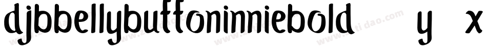 DjbBellybuttonInnieBold-2Y7X字体转换