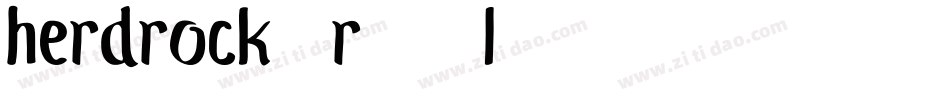 Herdrock-r74L字体转换