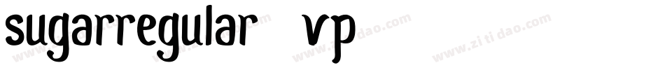 SugarRegular-vp74字体转换