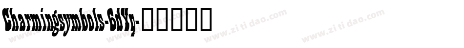 Charmingsymbols-6dYq字体转换