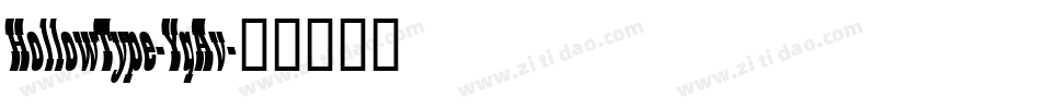 HollowType-YqAv字体转换