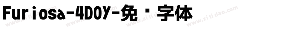 Furiosa-4D0Y字体转换