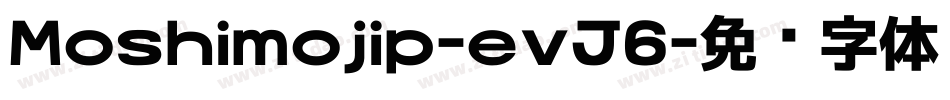 Moshimojip-evJ6字体转换