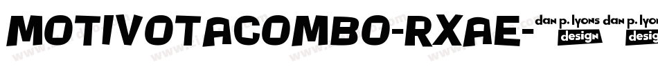 MotivotaCombo-RxAE字体转换