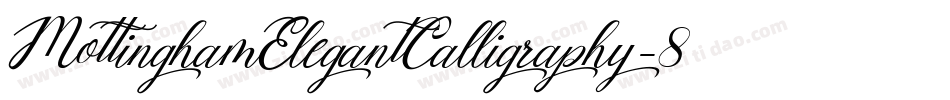 MottinghamElegantCalligraphy-81zB字体转换