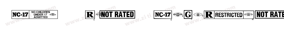 Movieratingsandformats-3ag6字体转换