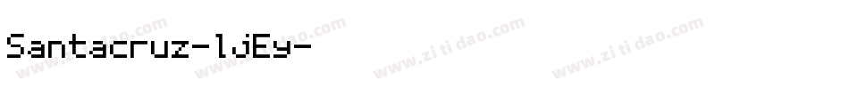 Santacruz-ljEy字体转换