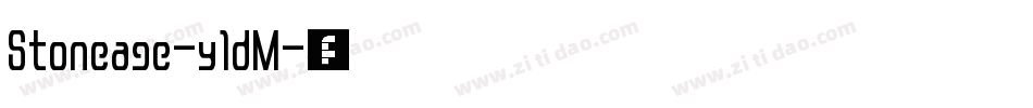 Stoneage-y1dM字体转换