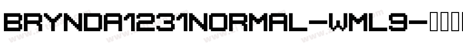 Brynda1231Normal-wmL9字体转换