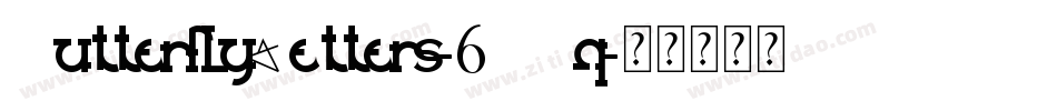 ButterflyLetters-6YBq字体转换