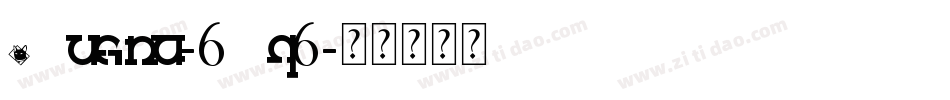 Mugna-6Bq6字体转换
